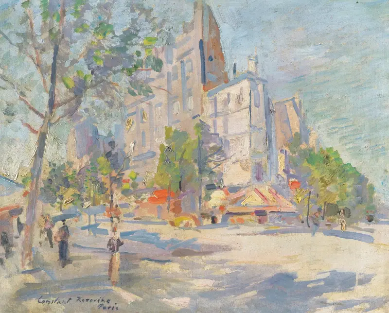 Paříž na jaře, Konstantin Alexeevich Korovin