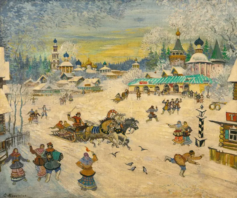 Rynek miejski, Konstantin Alexeevich Korovin