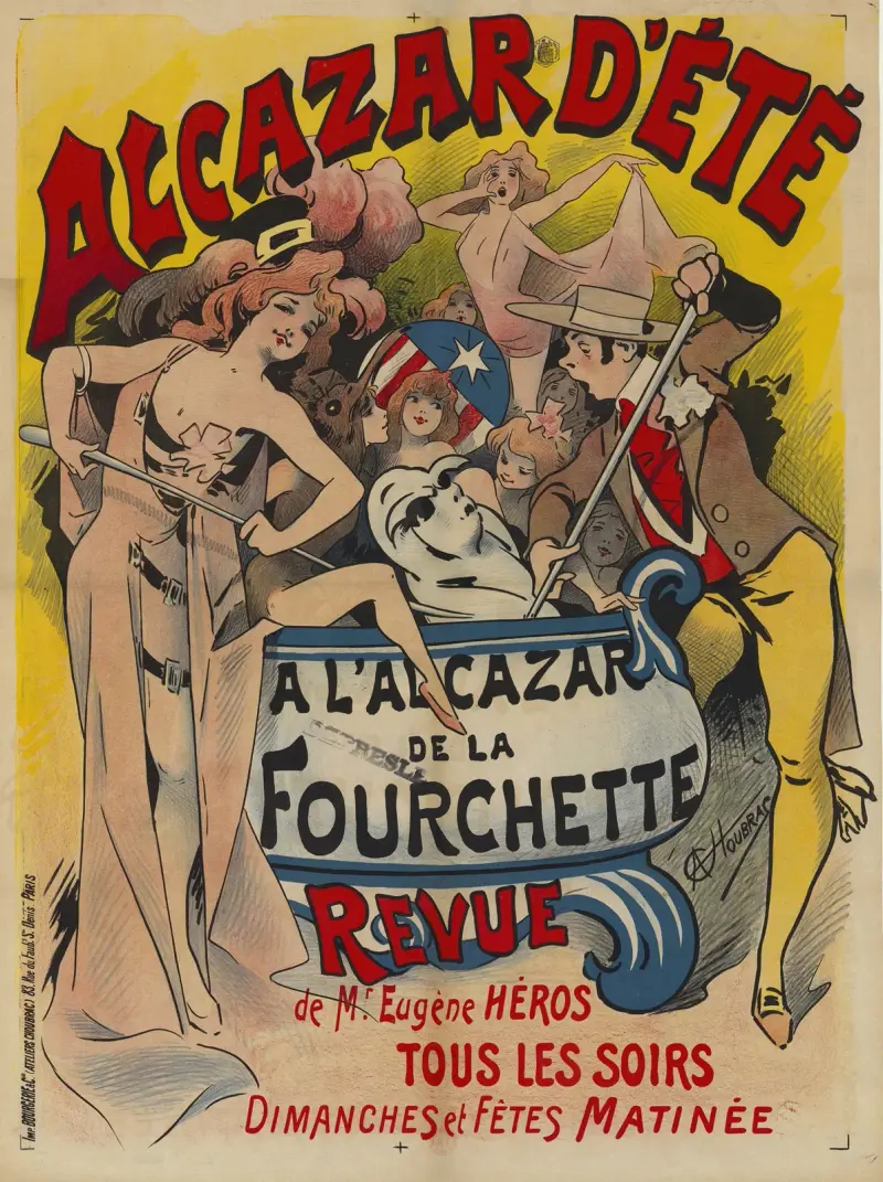 Alcazar d’Eté. A l’Alcazar de la fourchette, revue de Mr Eugène Héros av Alfred Choubrac