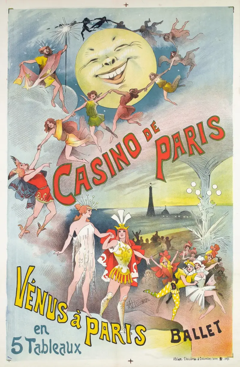 Casino De Paris, Venus À Paris Ballet av Alfred Choubrac