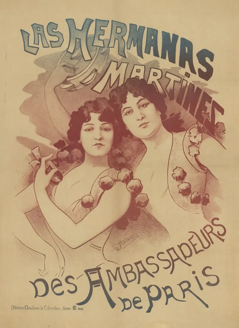 Las Hermanas Martinez des Ambassadeurs de Paris av Alfred Choubrac