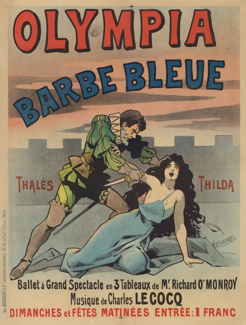 Olympia. Barbe bleue av Alfred Choubrac