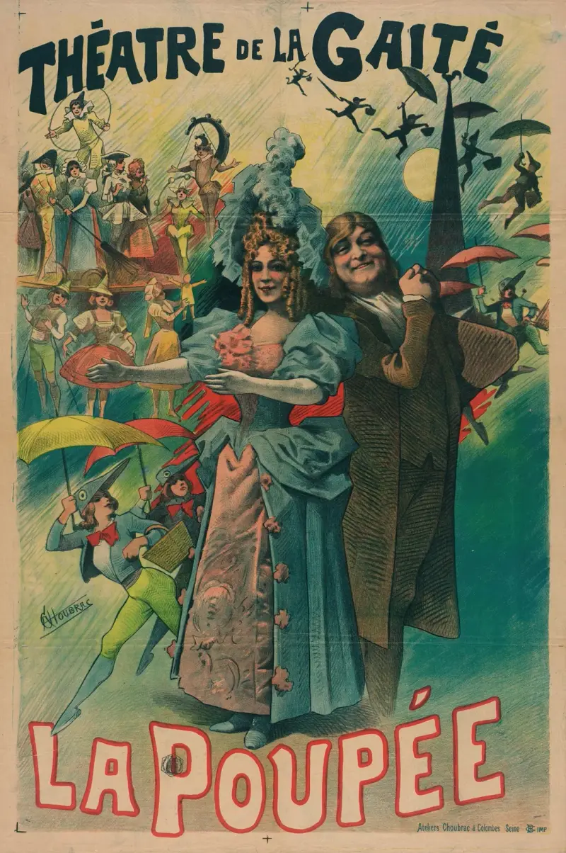 Theatre De La Gaite La Poupee av Alfred Choubrac