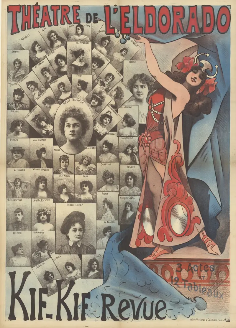 Théatre de l’Eldorado. Kif-Kif revue av Alfred Choubrac