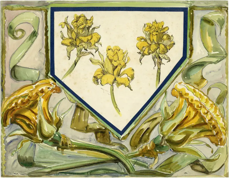 Blumen, 1936 – Nr. 2 von Alfred Ost