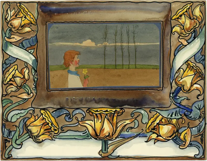 Blumen, 1908 von Alfred Ost