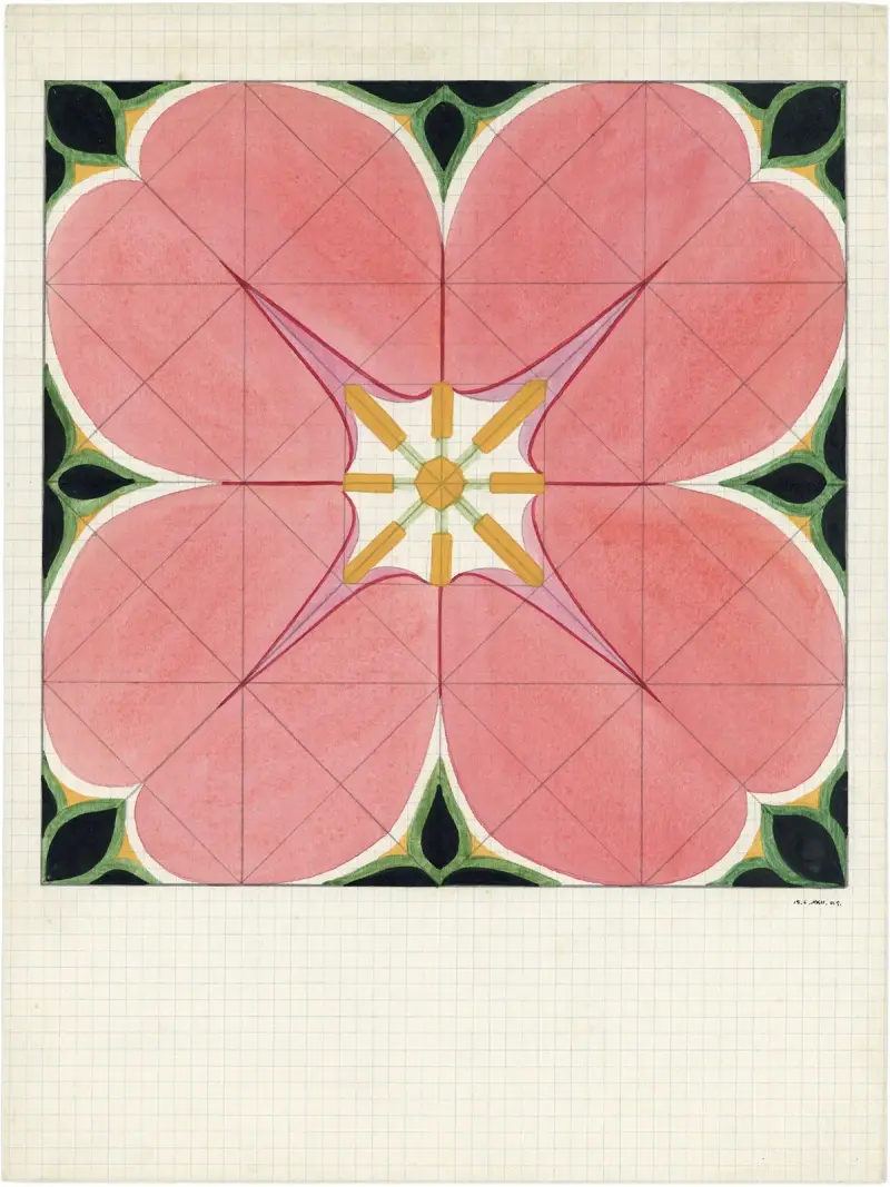 Blumenform von Alfred Ost