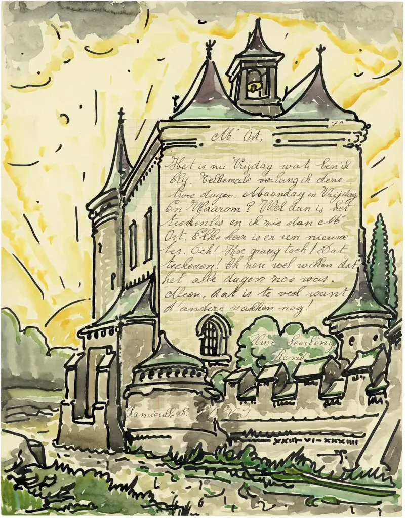 Brief Ramioulle von Alfred Ost