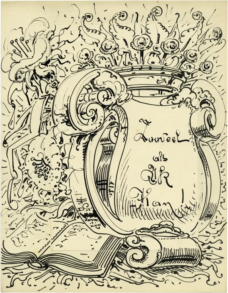 Brief Van Laer av Alfred Ost