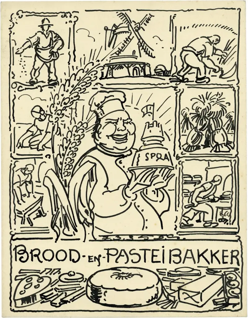 Brood en Pasteibakker, Alfred Ost
