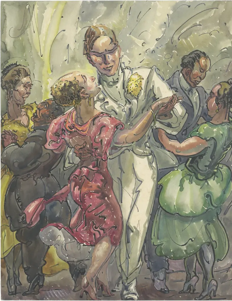 Tänzer, 1936 von Alfred Ost