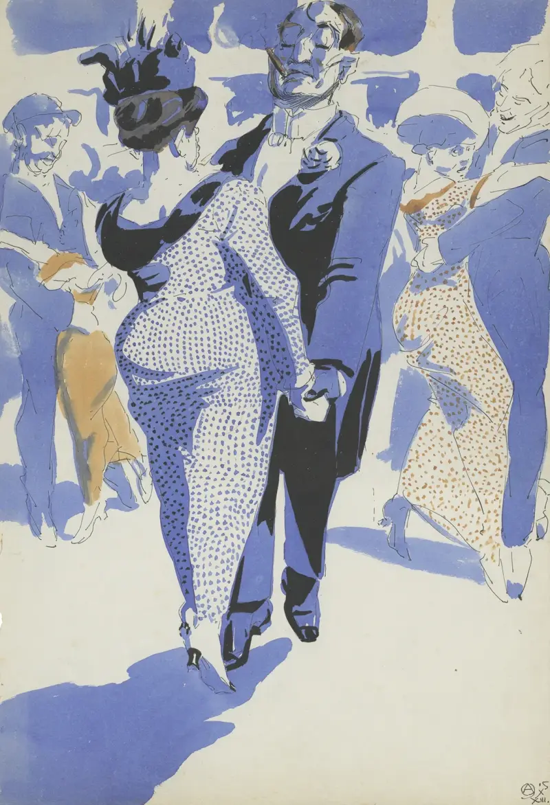 Tänzer, 1913 von Alfred Ost