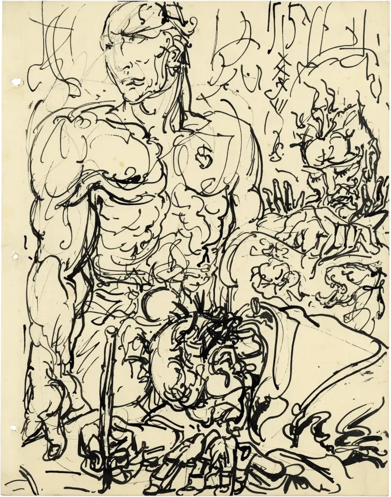 Drei Figuren von Alfred Ost