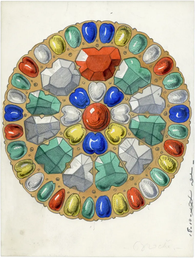 Edelsteine, 1930 von Alfred Ost