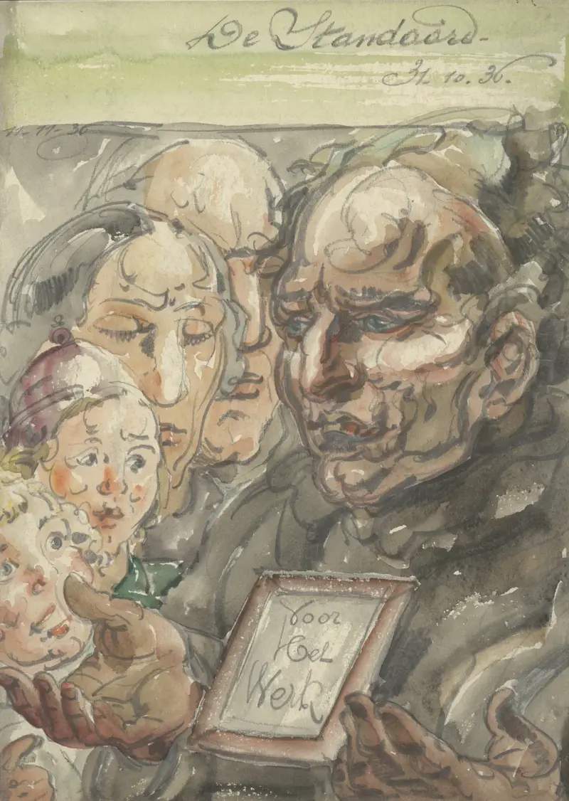 Illustratie bij De Standaard oct 1936 av Alfred Ost