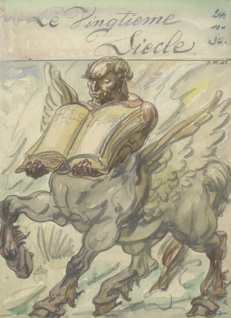 Illustratie bij Le Vingtieme siecle – oct 1936 av Alfred Ost
