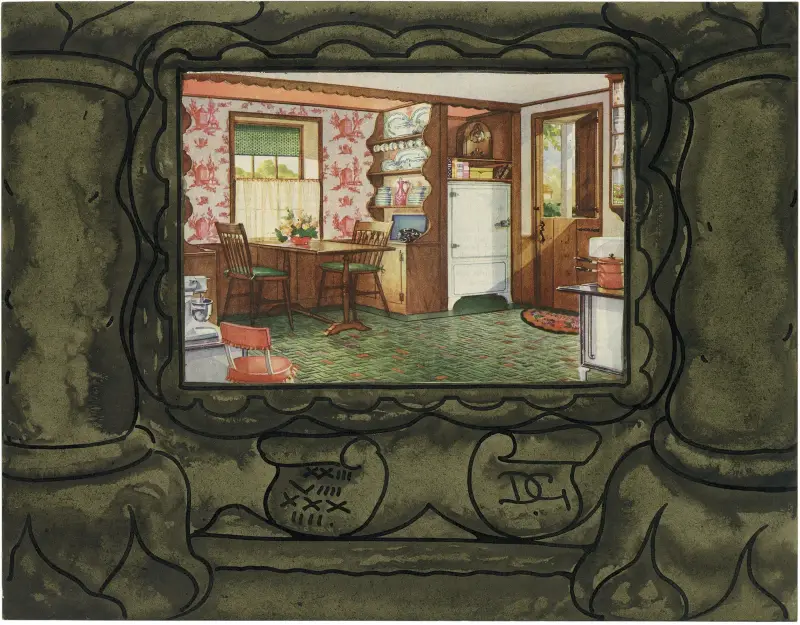 Interieur, 1934 – Nr. 3 von Alfred Ost
