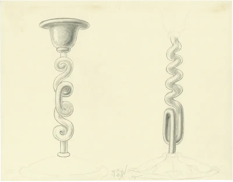 Der Kerzenhalter, 1925 – Nr. 1 von Alfred Ost