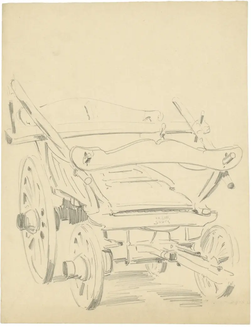 Wagen – Vorderseite von Alfred Ost