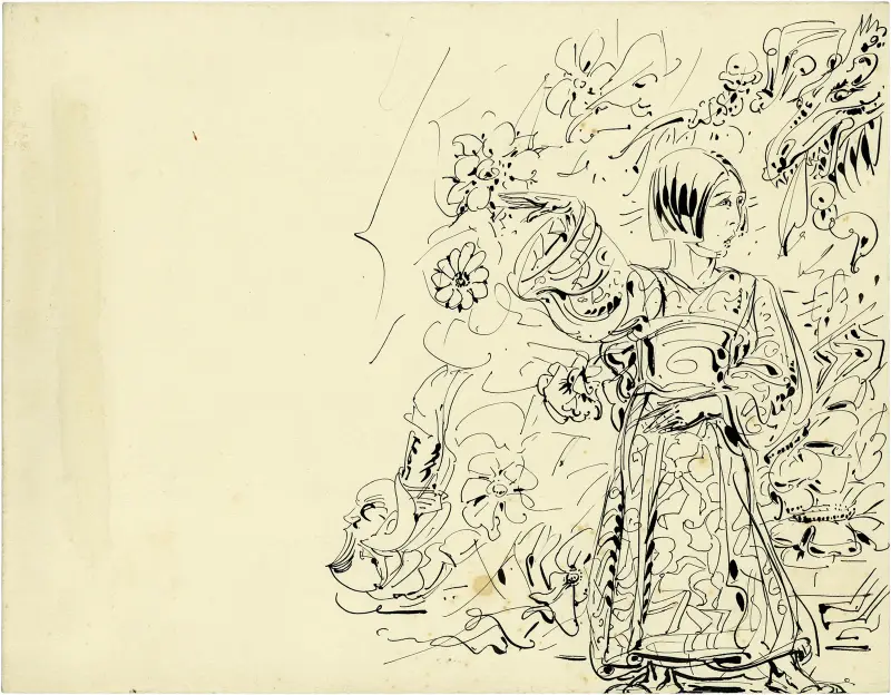 Kostuum av Alfred Ost