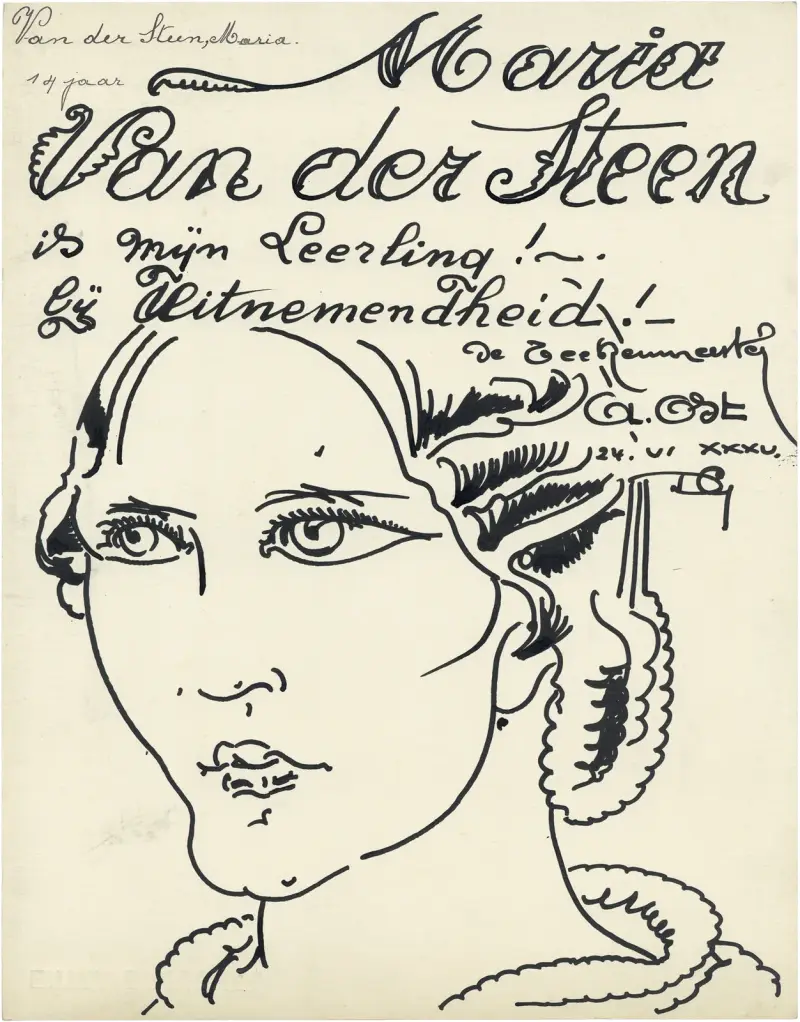 Leerling Van der Steen av Alfred Ost