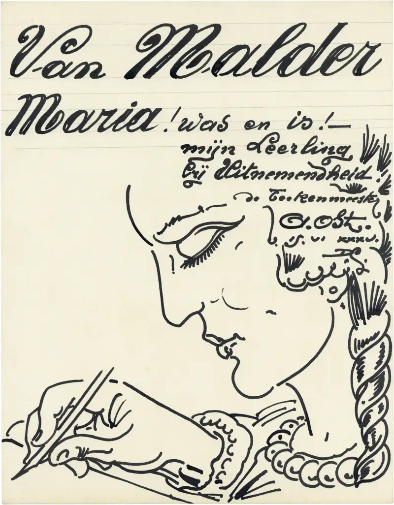 Leerling Van Malder av Alfred Ost