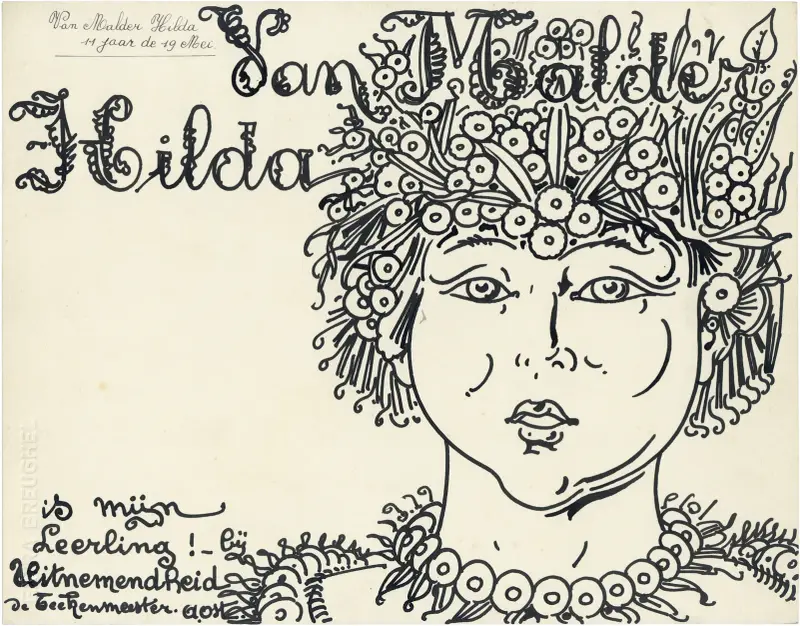 Leerling Van Malder av Alfred Ost
