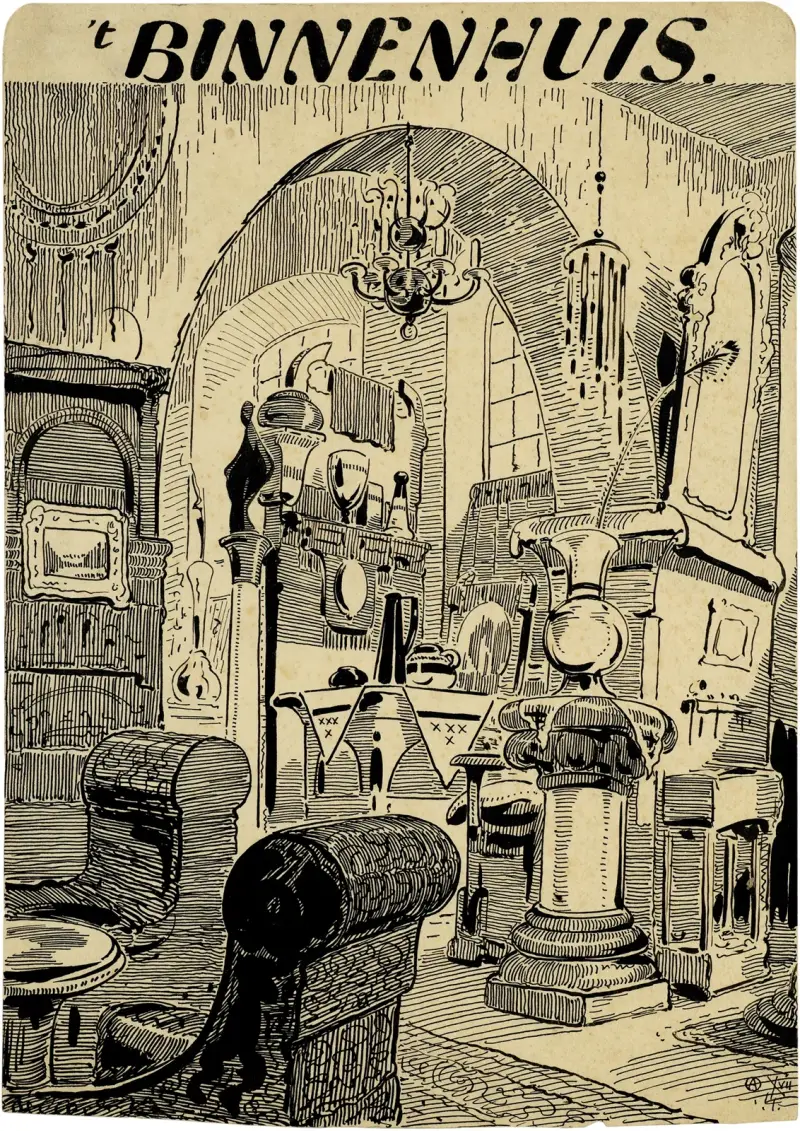 ’T Binnenhuis von Alfred Ost