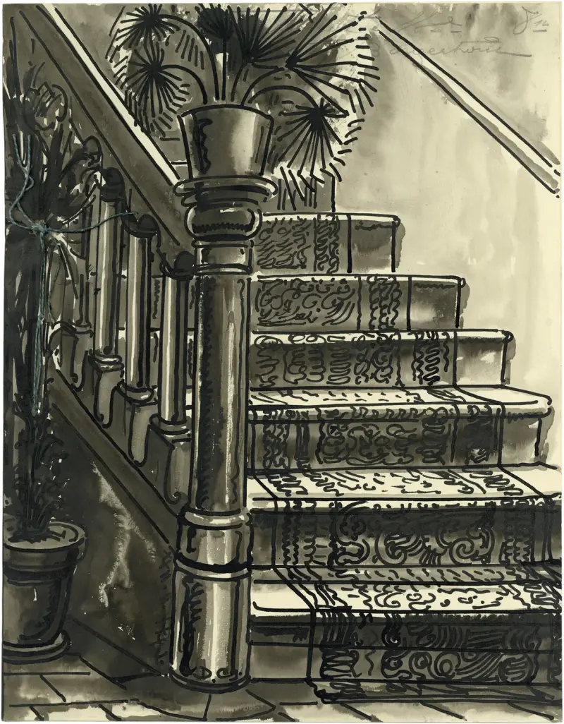 Treppenstudie, 1935 – Nr. 3 von Alfred Ost