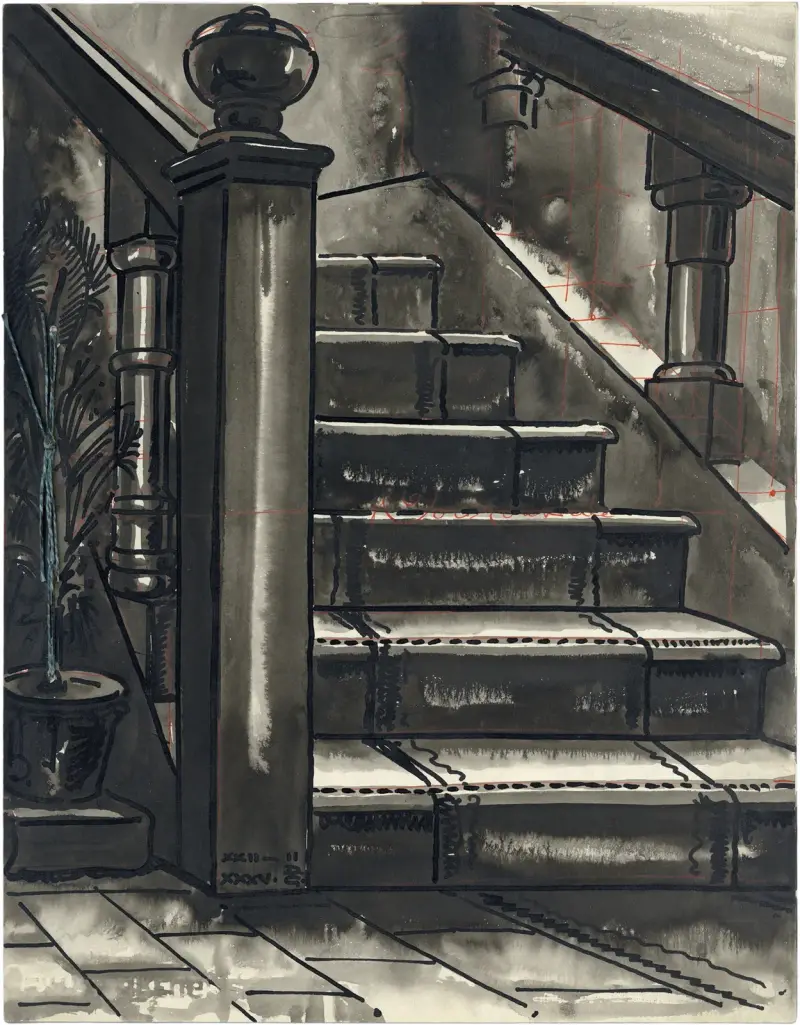 Treppenstudie, 1935 – Nr. 4 von Alfred Ost