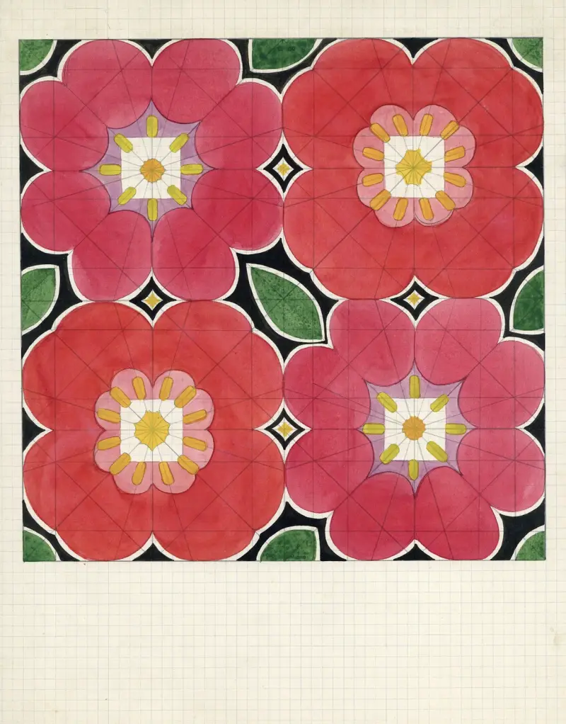 Vier Blumen von Alfred Ost