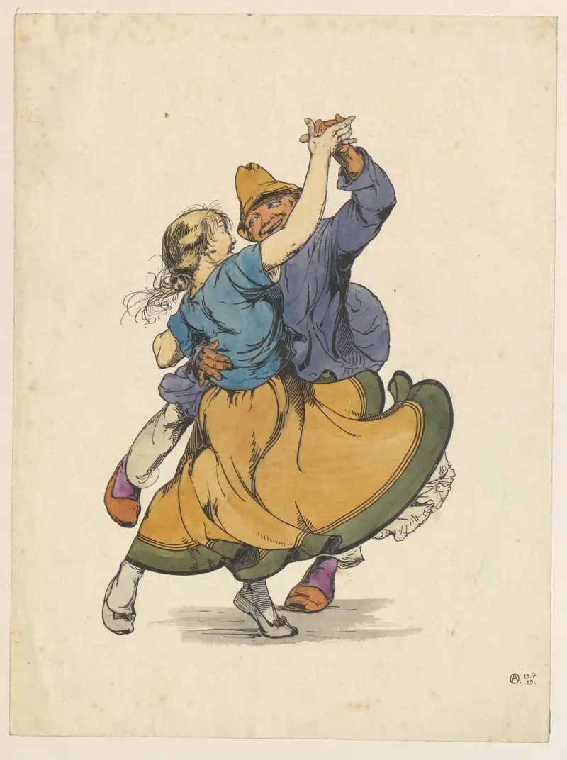 Vlaamse dans av Alfred Ost