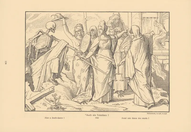 Also a death-dance I av Alfred Rethel