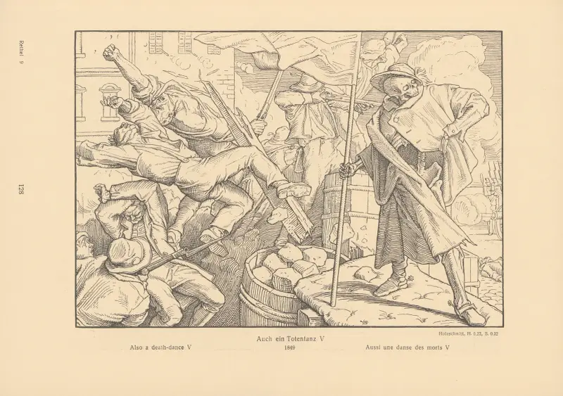 Also a death-dance V av Alfred Rethel