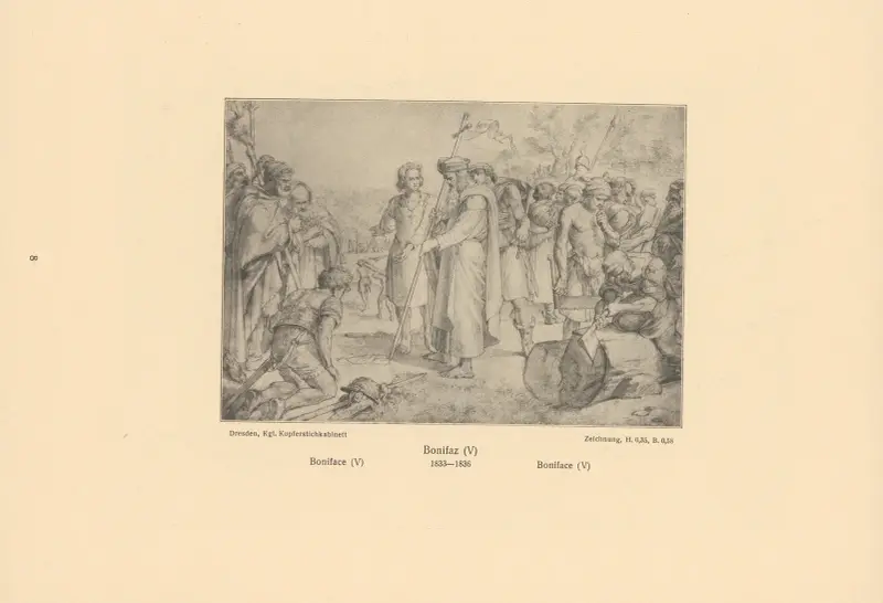 Boniface (V) av Alfred Rethel