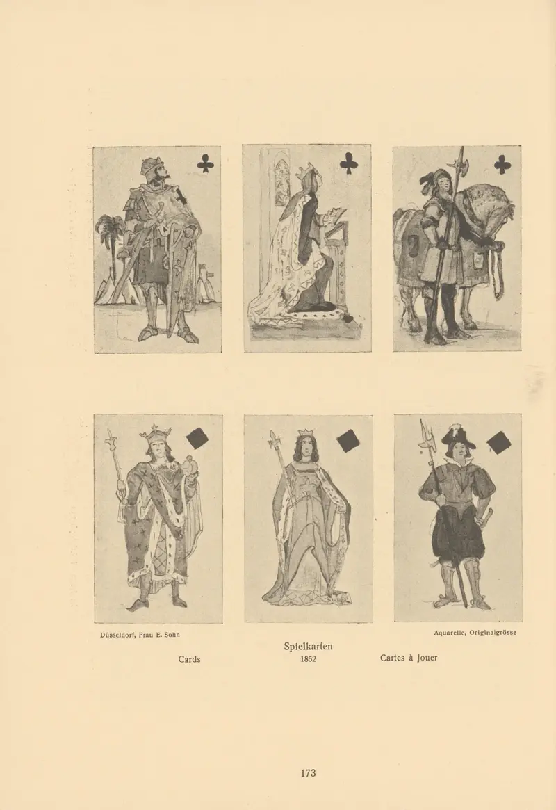 Cards av Alfred Rethel