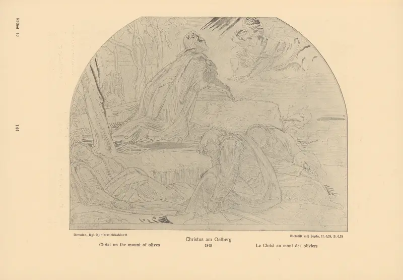 Chrystus w Ogrójcu, Alfred Rethel