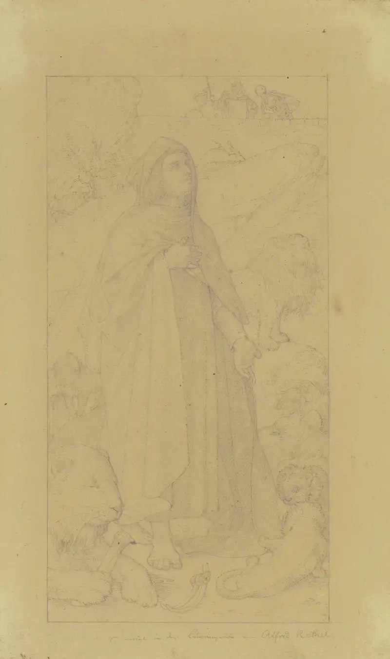 Daniel i lejongropen av Alfred Rethel