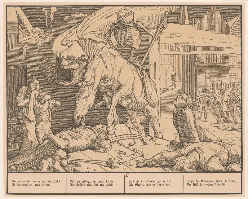 Der Tod als Sieger von Alfred Rethel