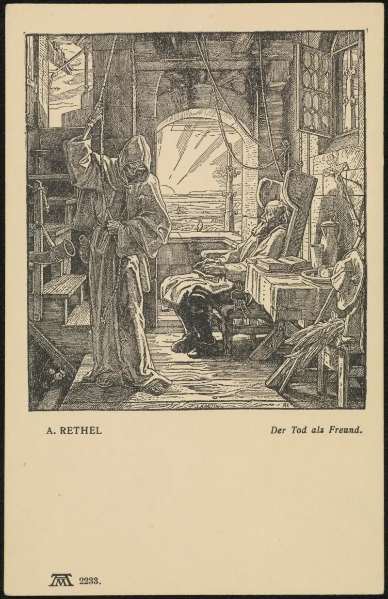 Döden som vän av Alfred Rethel