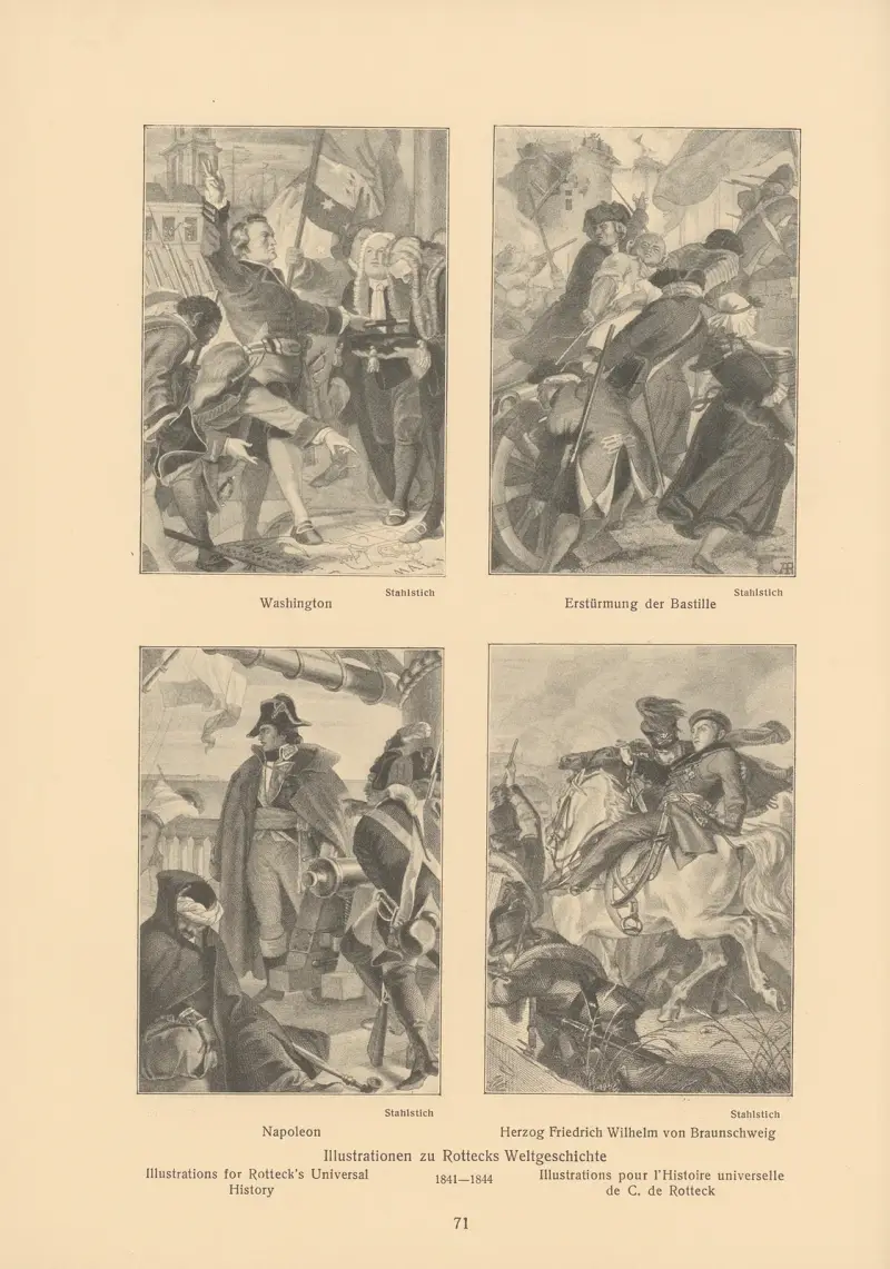 Illustrations for Rotteck’s Universal History, 1841 – nr 4 av Alfred Rethel