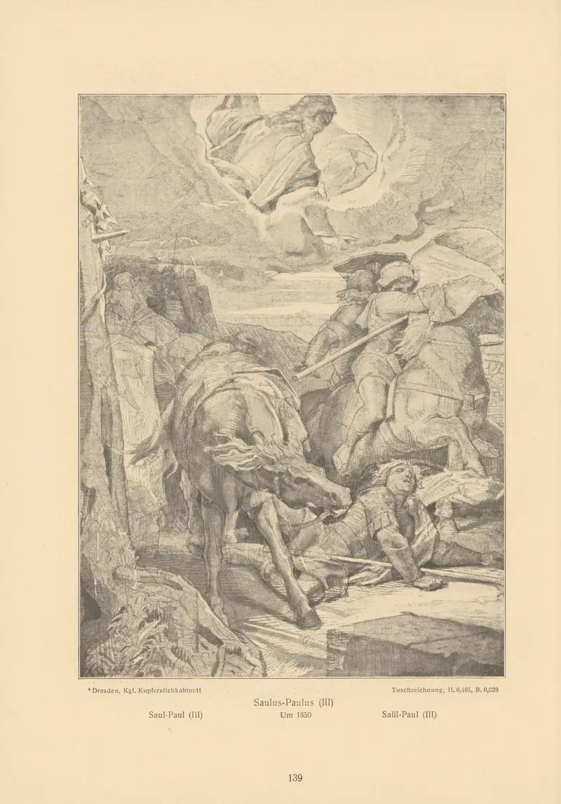 Saul-Paul (III) av Alfred Rethel