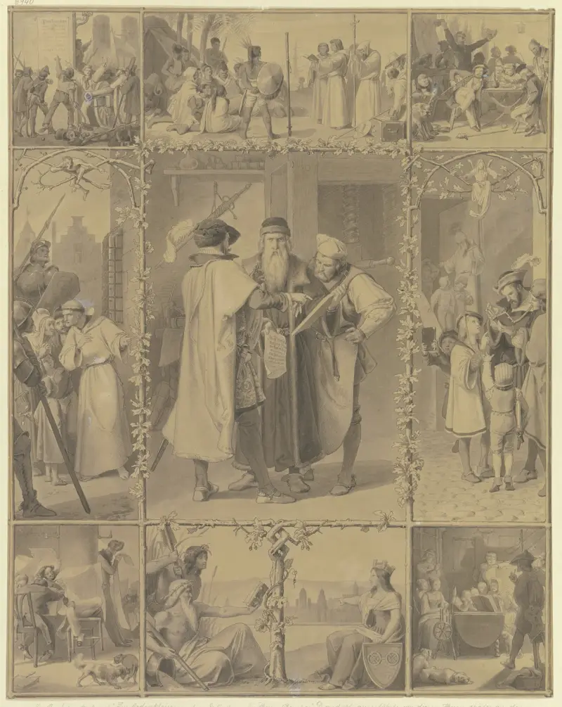 Tryckkonsten av Alfred Rethel