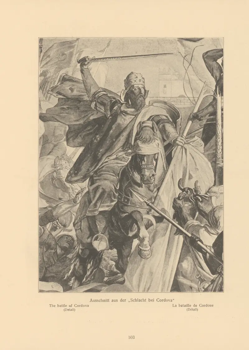 Slaget vid Cordoba (detalj) av Alfred Rethel