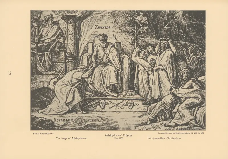 The frogs of Aristophanes av Alfred Rethel