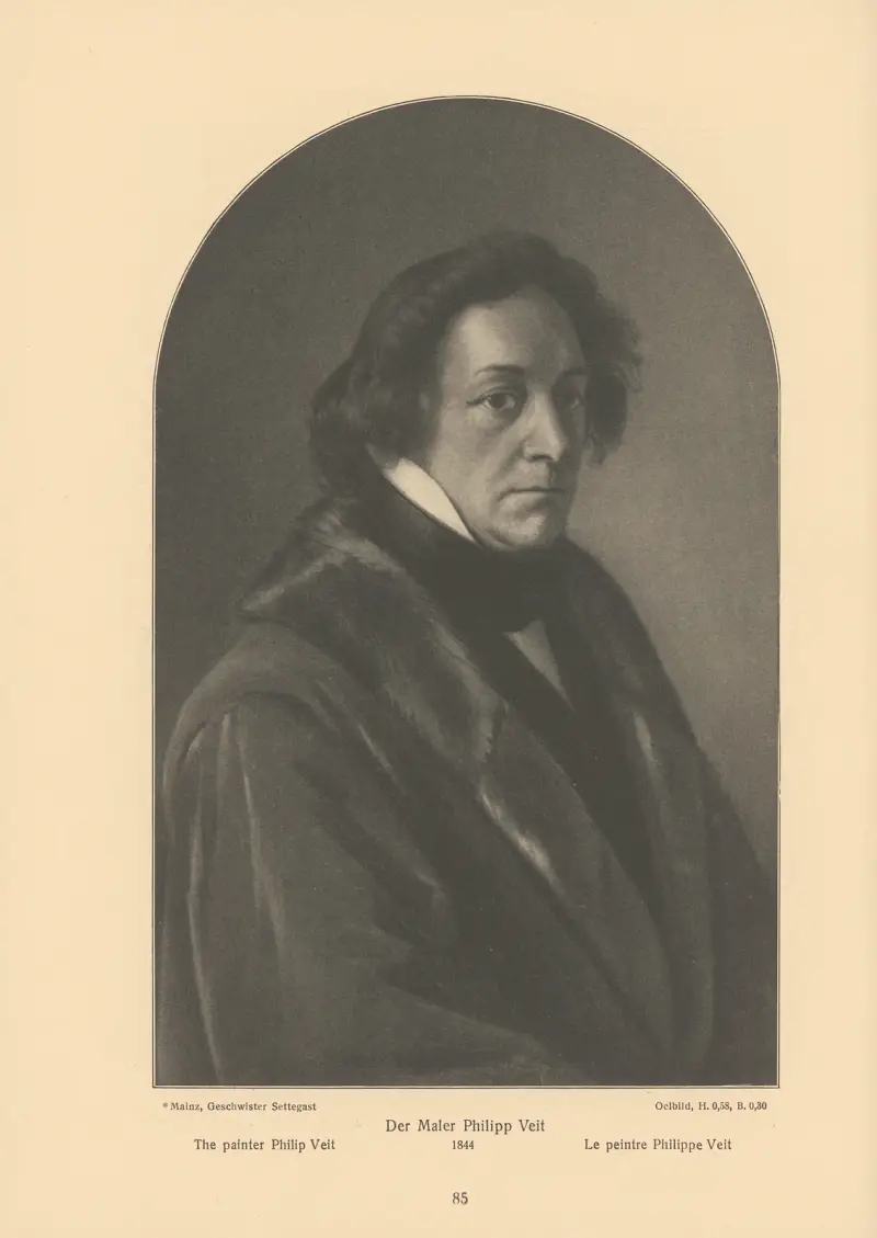 The painter Philip Veit av Alfred Rethel