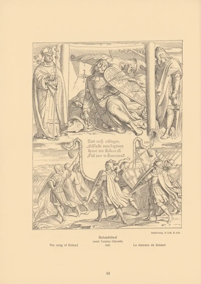 Das Rolandslied von Alfred Rethel