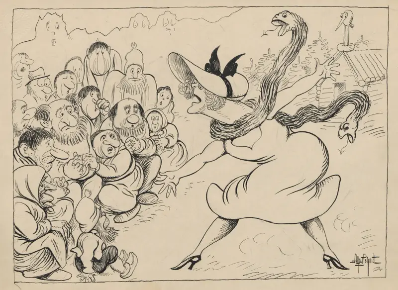 En liten hex och de norska bergstrollen av Alfred Schmidt
