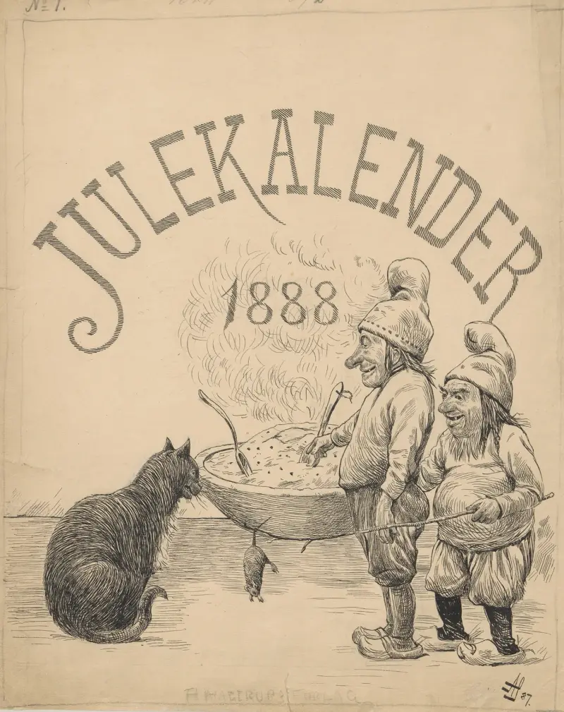 Julkalender 1888 av Alfred Schmidt