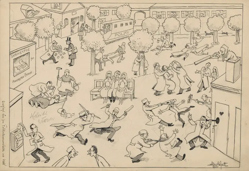 Daily Life at the People’s Health Resort in Hald av Alfred Schmidt